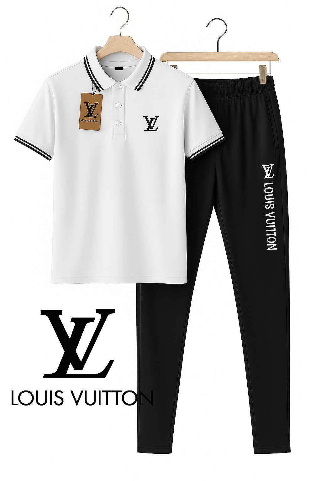 Louis Vuitton Premium Tracksuit for Men | Sweatshirt & Trouser Set | Branded Winter Wear | Stylish & Comfortable