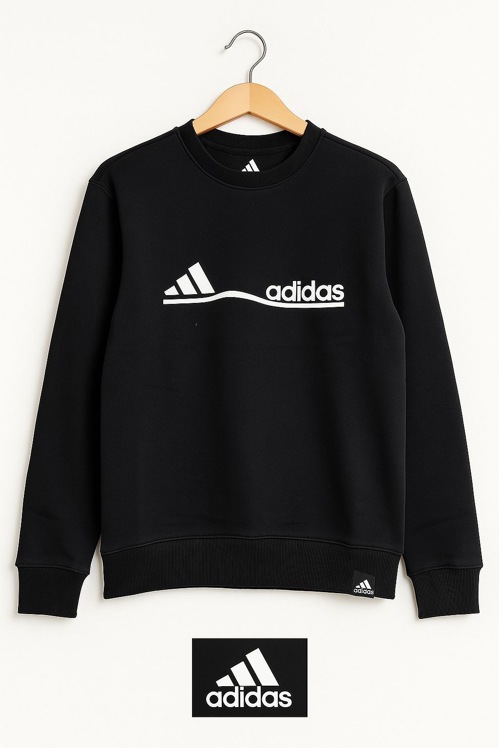 Adidas Classic Crewneck Sweatshirt – Premium Cotton Fleece